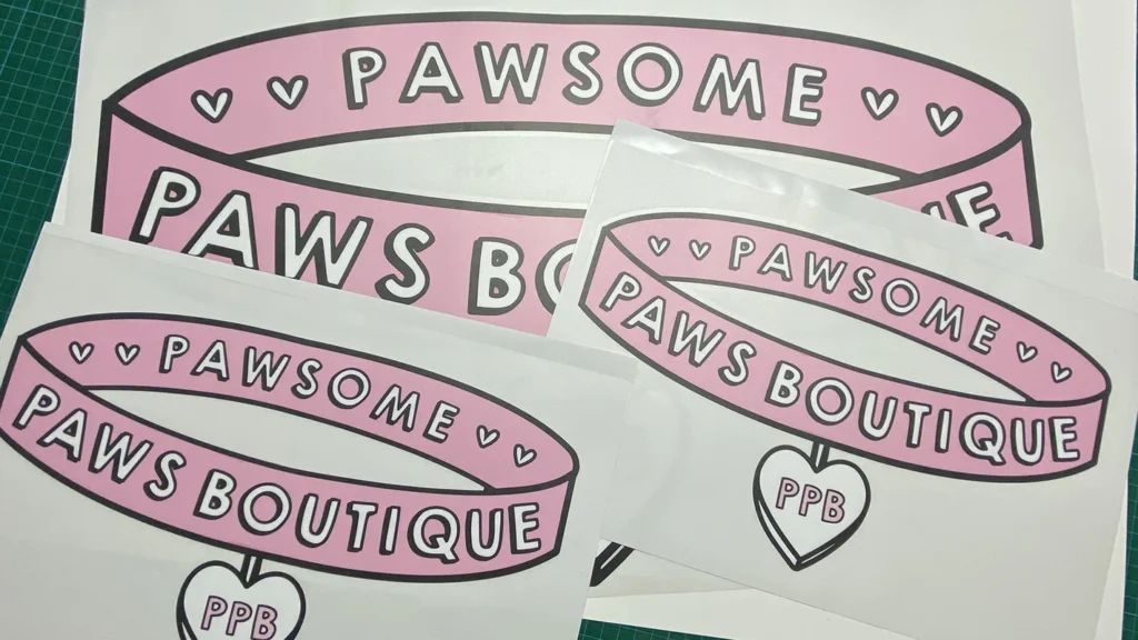 naklejki wybierane na folii transportowej