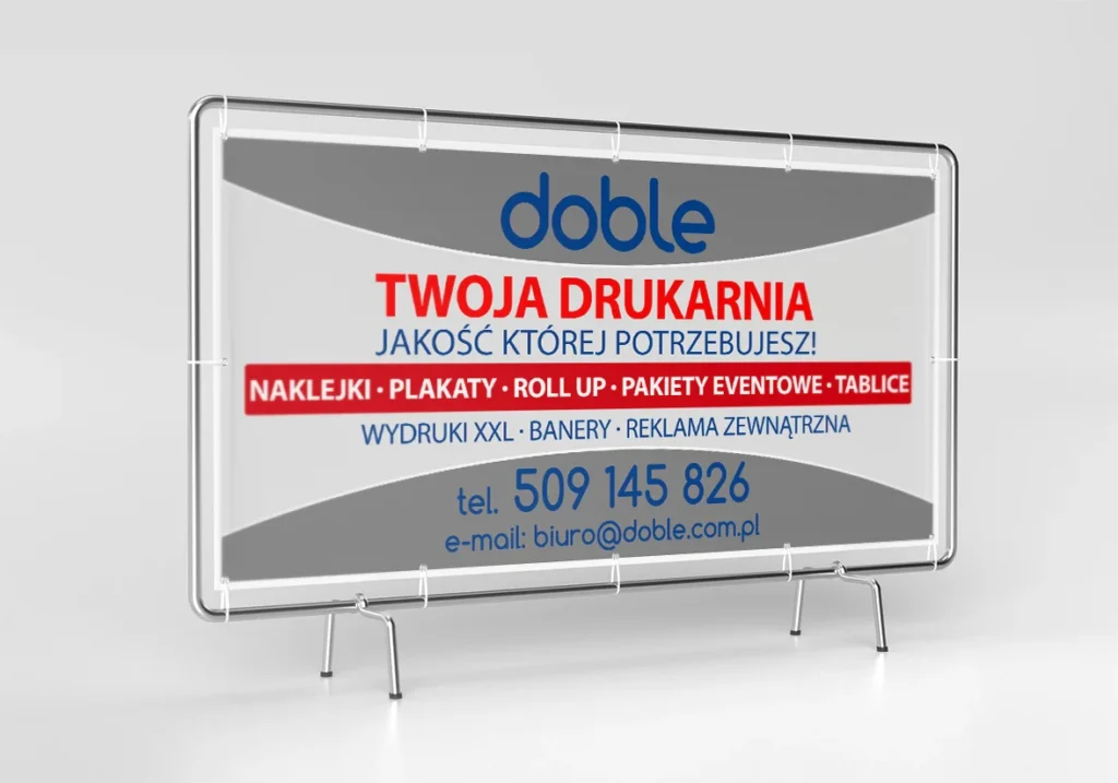 baner w ofercie drukarni doble
