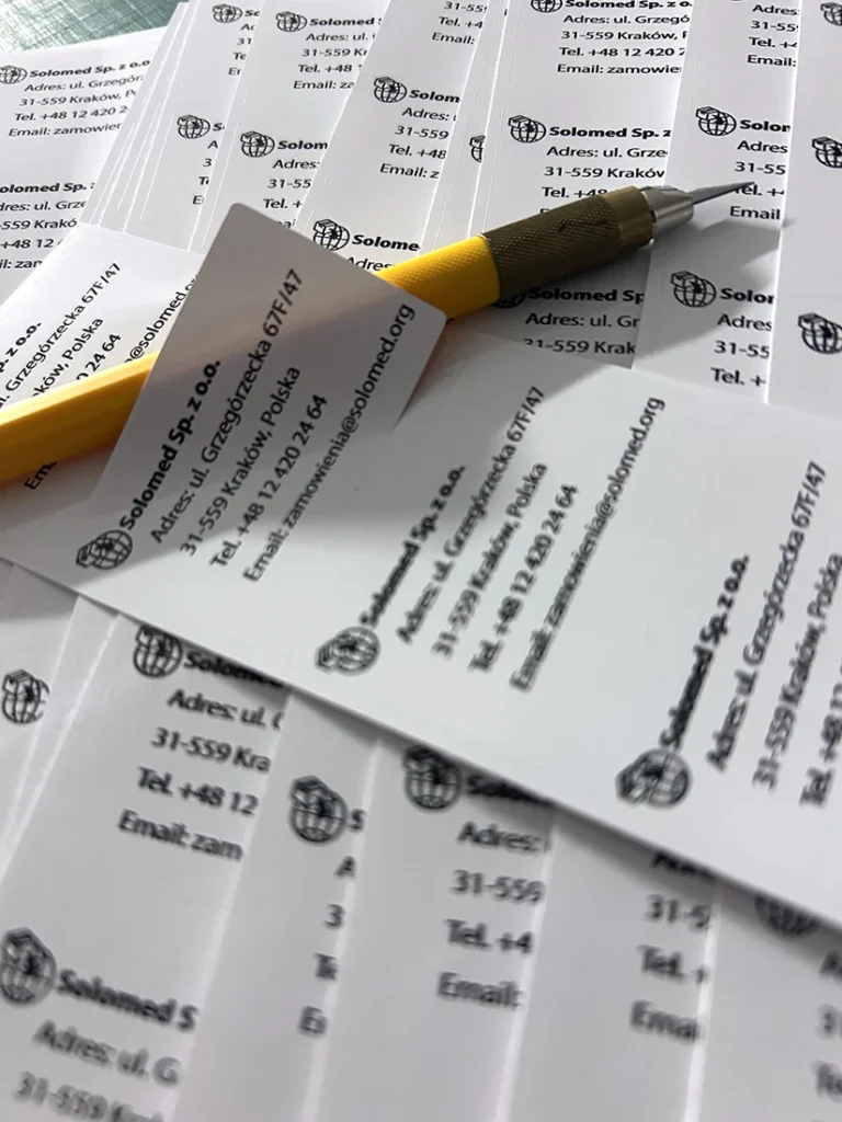 naklejki informacyjne