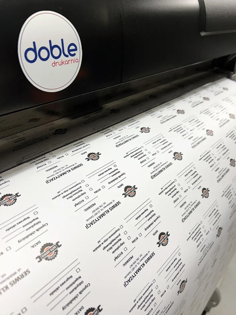 drukowanie naklejek