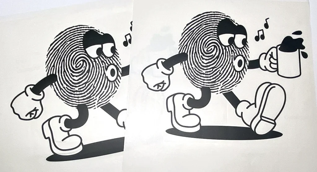 naklejka wybierana - czarne logo