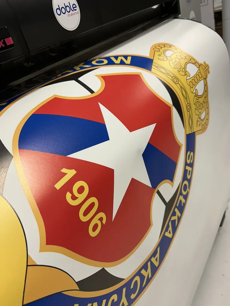 drukowanie plakatu kibica