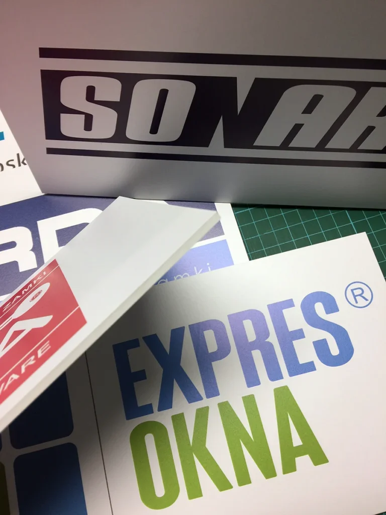 tablice reklamowa wydrukowane w Doble, kilka przykładów